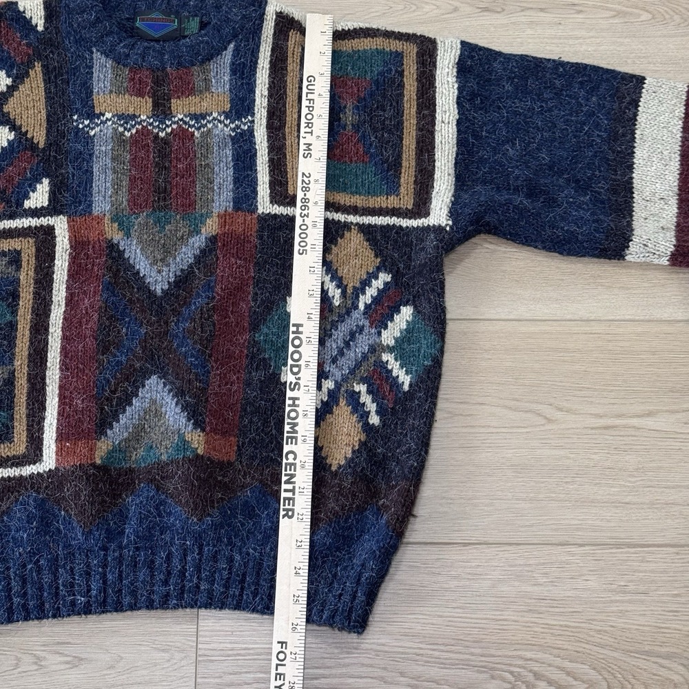 VINTAGE‎ 90'S ETCHINGS COOGI/ COSBY/ HIP-HOP CHUNKY KNIT SWEATER MENS LARGE - Picture 8 of 8